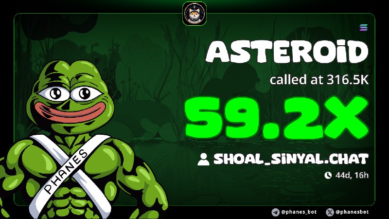 ASTEROID — ran 59.2× after the Shoal signal